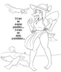 Rating: s
ID: 5542201
Date: 2025-05-01 16:42:09 -0400
Status: active
Score: 2
2023 anthro arsenic_iii avian beach bird black_and_white bodily_fluids cavemanon_studios clothing dialogue dress english_text fang_(gvh) feathered_wings feathers female food goodbye_volcano_high gull hair hat headgear headwear jewelry lari larid long_hair monochrome necklace outside prehistoric_species pterodactylus pterosaur reptile scalie short_tail snoot_game snout solo sun_hat tail tears tears_of_fear text wings post #5542201