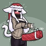 Rating: e
ID: 4478183
Date: 2023-12-17 13:29:51 -0500
Status: active
Score: 282
1:1 2023 animal_humanoid balls big_breasts big_penis blush bodily_fluids bottomwear breasts bulge cat_humanoid christmas christmas_clothing christmas_headwear cleavage clothed clothed_gynomorph clothed_humanoid clothed_intersex clothing covered_mouth dick_in_a_box felid felid_humanoid feline feline_humanoid genitals gift gynomorph hair hat headgear headwear heart_eyes heart_symbol hi_res holidays humanoid intersex limebreaker looking_at_viewer mammal mammal_humanoid motion_lines pants penis pink_eyes qaitlynne santa_hat solo sweat sweater tail topwear white_hair post #4478183