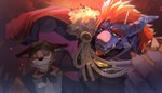 Rating: s
ID: 4715091
Date: 2024-04-11 21:25:09 -0400
Status: active
Score: 21
amorey anothereidos_of_dragon_vein_r anthro barboros_(anothereidos_r) brown_body brown_scales butt_wings canid canine canis cape clothing covering covering_another dragon duo eyes_closed hair hi_res horn jackal japanese_kobold kerchief kobold kukku_kuu male mammal muscular muscular_male mythological_creature mythological_scalie mythology orange_hair scales scalie unusual_wing_placement wings post #4715091