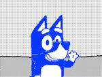 2024 2d_animation 3_toes 4:3 4_fingers accent aliasing ambiguous_gender animated anthro anthro_to_feral australian_cattle_dog biped black_and_white_and_blue blue_body blue_fur blue_paint bluey_(series) bluey_heeler breaking_the_fourth_wall brush canid canine canis cattledog close-up countershade_face countershade_fur countershade_torso countershading dialogue digital_media_(artwork) domestic_dog duo english_audio eyebrows faceless_character feet female female_anthro feral_to_anthro feral_transformation fingers flipnote_studio_(artwork) floor fur gesture gloves_(marking) greeting halftone hand_gesture herding_dog humanoid inanimate_object inanimate_transformation inside introduction leg_markings mammal markings name_in_dialogue naturally_censored no_sclera nude nude_anthro nude_female paint paint_can paintbrush pastoral_dog pointing pointing_at_another prick_ears quadruped raxdflipnote realistic_feral restricted_palette short_playtime smile snout socks_(marking) sound sound_warning standing stick_figure_(species) sudomemo_(artwork) tail talking_to_another talking_to_viewer teeth toes transformation upset wall_(structure) waving waving_at_viewer webm window young young_anthro young_female