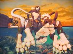 Rating: e
ID: 5626607
Date: 2025-06-07 12:32:21 -0400
Status: active
Score: 40
3_toes 4_toes alizea_(blackie94) anthozoan anthro artspam_(modeler) barefoot beach big_butt big_feet black_body bodily_fluids butt butt_grab claws cnidarian coral countershade_feet countershading cum cum_in_vagina cum_inside digital_media_(artwork) dinosaur fangs feet female foot_fetish foot_focus fur genital_fluids genitals gold_(metal) gold_fangs group hair hand_on_butt hi_res humanoid_genitalia kangaroo leaking leaking_cum long_hair looking_at_viewer looking_down lying macropod male male/female mammal marine marsupial muscular nipples nude on_front open_mouth outside penis piercing plantigrade prehistoric_species ravios reptile sand scalie sea seaside sitting smile soles summer sunset surfboard tail tattoo teeth theropod toe_claws toes trio tyrannosaurid tyrannosauroid tyrannosaurus tyrianna underwater water wrinkled_feet wrinkles xdarkspace post #5626607