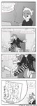 absurd_res anthro bathroom bathroom_sex black_and_white bodily_fluids bulge canid canine canis canis_(canisfidelis) canisfidelis cigarette cigarette_holder clothing comic crowded cum digital_media_(artwork) domestic_dog ejaculation english_text feet fellatio foot_fetish foot_play footjob footwear genital_fluids genitals glory_hole group hi_res hoodie humor legwear lizard male male/male mammal monochrome multiple_penises_pictured okami_tokage oral pattern_clothing pattern_footwear pattern_legwear pattern_socks penile penis public_restroom reptile restroom_stall scalie sex shiba_inu smoking socks spitz striped_clothing striped_footwear striped_legwear striped_socks stripes tail tail_around_penis tail_fetish tail_play tail_sex tailjob text toilet topwear underwear url