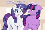 Rating: s
ID: 5598516
Date: 2025-05-25 22:14:20 -0400
Status: active
Score: 43
absurd_res blue_eyes czu dialogue duo english_text equid equine eyebrows eyelashes female feral friendship_is_magic greeting hair hasbro hi_res horn looking_back mammal multicolored_hair my_little_pony mythological_creature mythological_equine mythology open_mouth pupils purple_body purple_eyes purple_hair quadruped rarity_(mlp) simple_background smile tail text thick_thighs three-quarter_view twilight_sparkle_(mlp) unicorn white_body post #5598516