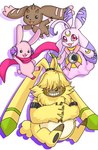 Rating: s
ID: 5148972
Date: 2024-10-30 12:56:05 -0400
Status: active
Score: 2
angoramon anthro bandai_namco beady_eyes belt cutemon digimon digimon_(species) electronics female flocchan fluffy fur grin group hair hair_over_eyes headphones hi_res horn long_ears lopmon lunamon male pink_body pink_fur ponytail_ears scarf sitting smile yellow_body yellow_fur post #5148972