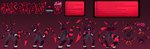 Rating: s
ID: 3064799
Date: 2021-12-09 11:46:20 -0500
Status: active
Score: 11
3_eyes absurd_res anthro black_body black_fur black_hole bluelikestea bodily_fluids bovid caprine claws cloven_hooves color_swatch colored_nails crying cuff_(restraint) curved_horn demon drooling english_text expression_sheet eyelashes female flat_chested flat_colors fur glowing_tears goat hi_res hooves horn insatian_(retrospecter) mammal markings model_sheet multi_eye nails neck_tuft pointed_tail red_claws red_eyes red_markings red_nails restraints saliva shackles solo star_eyes tears text tuft unguligrade post #3064799