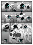 2021 3:4 anthro arms_bent atari bent_legs biped border clicking clothed clothing comic controller cord dialogue different_sound_effects ding english_text exclamation_point fur game_controller game_screen gaming gloria_(heartermobs) grey_background group hair heart_symbol hearter_(heartermobs) heartermobs hi_res holding_controller holding_cord holding_game_controller holding_object joystick legs_over_edge liam_(heartermobs) logo machine multi-word_onomatopoeia multiplayer n64_logo nintendo nintendo_64 onomatopoeia open_mouth over_edge paws playing_video_game playstation playstation_logo pong protogen resting_arm retro_controller screen screen_face sergal simple_background sitting sleeping smile sony_corporation sony_interactive_entertainment sound_effects speech_bubble spot_color tail tail_over_edge teeth text tongue visor vowelless vowelless_sound_effect white_border wired_controller young young_anthro zzz