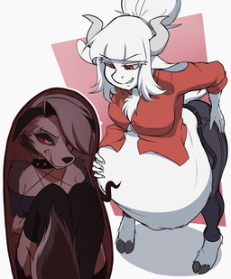 Rating: q
ID: 4542029
Date: 2024-01-17 20:38:11 -0500
Status: active
Score: 142
angry anthro anthro_pred anthro_prey bangs belly belt big_belly big_breasts black_eyelids blouse bovid breasts canid canid_demon canine canis caprine caprine_demon chest_tuft clenched_teeth clothing collar crossover demon digital_media_(artwork) duo female female/female female_pred female_prey forced goat goat_demon goat_lucifer_(helltaker) hair hair_over_eye hand_on_leg hand_on_own_belly hand_on_thigh hellhound helltaker helluva_boss hi_res inside_stomach internal legwear loona_(helluva_boss) mammal medium_breasts mythological_canine mythological_creature mythology one_eye_obstructed open_belt organs ponytail same_size_vore shoulderless_shirt spiked_collar spikes starcrossing stomach straight_bangs teeth thigh_highs topwear tuft unbuttoned under_boob unwilling_prey vore post #4542029