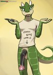 Rating: e
ID: 5437230
Date: 2025-03-16 13:38:39 -0400
Status: active
Score: 333
2025 absurd_res animal_genitalia animal_penis anthro balls big_penis big_unflared_glans biped black_penis blep bottomless bottomless_anthro bottomless_male clothed clothing digital_media_(artwork) dragon equine_genitalia equine_penis fellatio_request genitals gesture green_body half-erect hi_res horn huge_penis it_ain't_gonna_do_itself lizardlars looking_at_viewer male male_anthro marker medial_ring mottled mottled_genitalia mottled_penis multicolored_penis mythological_creature mythological_scalie mythology oral_request penis pink_penis requesting scalie sex_request shirt shrug simple_background solo spitey t-shirt tan_balls tan_body tongue tongue_out topwear two_tone_penis unflared white_clothing white_shirt white_t-shirt white_topwear yellow_background post #5437230