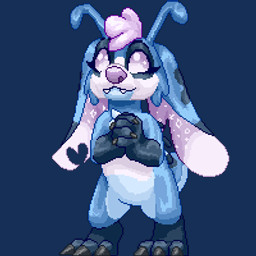 Rating: s
ID: 4640887
Date: 2024-03-06 02:16:31 -0500
Status: active
Score: 30
1:1 2022 3_toes alien alpha_channel ambiguous_gender animated antennae_(anatomy) anthro biped blue_body blue_fur chest_tuft claws cute_fangs digital_media_(artwork) disney ear_markings ears_down embea experiment_(lilo_and_stitch) eyelashes fan_character fangs feet female_(lore) finger_claws fur gloves_(marking) grey_claws hair hands_together leg_markings lilo_and_stitch long_ears loop low_res markings notched_ear paws pivoted_ears pixel_(artwork) pixel_animation purple_hair purple_nose short_playtime simple_background socks_(marking) solo sparkles sparkling_inner_ear standing tail tail_markings tail_motion tailwag teeth thumbnail toe_claws toes transparent_background tuft yeila post #4640887