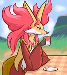 Rating: s
ID: 5598838
Date: 2025-05-26 01:39:16 -0400
Status: active
Score: 62
2024 anthro arm_tuft beverage biped blurred_background bow_(feature) canid canine chair cheek_tuft cloud colored container cup cutlery day delphox detailed_background digital_media_(artwork) elbow_tuft facial_tuft female female_anthro fingers fluffy fur furniture gd-058 generation_6_pokemon gloves_(marking) grass half-length_portrait hi_res holding_container holding_cup holding_object inner_ear_fluff jewelry kemono kitchen_utensils mammal markings multicolored_body multicolored_fur necklace nintendo nude outside pendant pink_bow pink_inner_ear_fluff plant plate pokemon pokemon_(species) portrait pupils red_body red_eyes red_fur red_nose shaded shoulder_tuft side_view simple_shading sitting sky slit_pupils smile snout solo spoon table tools tuft white_body white_fur yellow_body yellow_ears yellow_fur post #5598838