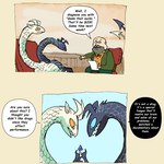 bedupolker blue_body blue_scales comic digital_media_(artwork) dragon drugs english_text feral fungus human limerence_(bedupolker) lust_(bedupolker) male mammal mushroom mythological_creature mythological_scalie mythology scales scalie solo text therapy white_body white_scales