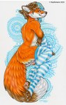 Rating: e
ID: 5666764
Date: 2025-06-25 12:29:48 -0400
Status: pending
Score: 13
4_toes anthro arm_tuft arm_warmers armwear balls barely_visible_balls barely_visible_genitalia blue_eyes blue_highlights brown_hair canid canine claws clothing dipstick_tail elbow_tuft feet finger_claws fluffy fluffy_tail fox fur genitals hair highlights_(coloring) inner_ear_fluff kashmere legwear looking_at_viewer male mammal markings neck_tuft orange_body orange_fur pattern_arm_warmers pattern_armwear pattern_background pattern_clothing pattern_legwear pattern_stockings pawpads paws pointy_ears prick_ears red_fox side_view signature simple_background smile solo stockings striped_arm_warmers striped_armwear striped_clothing striped_legwear striped_stockings stripes tail tail_markings thigh_highs toe_claws toeless_legwear toeless_stockings toes traditional_media_(artwork) true_fox tuft whiskers white_body white_fur post #5666764