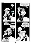 2017 animated_skeleton bone c-puff comic english_text eye_patch eyewear female fish hi_res humanoid male marine papyrus_(undertale) skeleton speech_bubble text undead undertale undertale_(series) undyne url