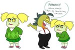 Rating: s
ID: 4567697
Date: 2024-01-30 23:02:17 -0500
Status: active
Score: 8
3:2 anthro bangs blonde_hair bottomwear characiform clothed clothing comichindrance cousins_(lore) crossover disney dreamworks duo earless english_text eyebrows eyelashes female fin fish fish_hooks footwear fully_clothed green_body hair male marine mr._piranha_(the_bad_guys) pigtails piranha_(fish) piranhica pleated_skirt serrasalmid sharp_teeth shoes skirt sneakers socks suspenders sweater teeth text the_bad_guys toony topwear underbite post #4567697