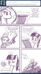 blush comic crown dialogue dragon english_text equid equine eyes_closed fan_character female female/female feral friendship_is_magic fur hair hasbro headgear horn john_joseco letter magic male mammal monochrome my_little_pony mythological_creature mythological_equine mythological_scalie mythology princess princess_celestia_(mlp) princess_molestia royalty scalie spike_(mlp) text tiara tumblr twilight_sparkle_(mlp) unicorn