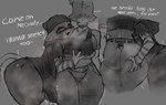 Rating: e
ID: 5605788
Date: 2025-05-28 23:37:14 -0400
Status: active
Score: 46
absurd_res anthro big_breasts big_butt blush bottomwear breasts bulge butt butt_grab calico_cat cate_meowdy clothed clothing dialogue domestic_cat duo english_text epic_games erection erection_under_clothing felid feline felis female fortnite fuzzycreature grey_background grope gynomorph hand_on_butt headgear headwear hi_res intersex intersex/female mammal meow_skulls monochrome pants simple_background tail talking_to_another text thick_thighs wide_hips post #5605788