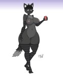 Rating: e
ID: 4821110
Date: 2024-06-01 09:57:17 -0400
Status: active
Score: 16
absurd_res amber_(loxawp) anthro arm_warmers armwear beverage choker clothing cola collar domestic_cat felid feline felis female fur grey_body happy hi_res jewelry legwear loxawp mammal necklace nipples nude soda solo tail thigh_highs post #4821110