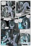 absurd_res blue_eyes cave cloudy_quartz_(mlp) comic crystal cutie_mark daughter_(lore) dialogue earth_pony english_text equid equine female feral friendship_is_magic fur grey_body grey_fur hair hasbro hi_res horse mammal marble_pie_(mlp) monochrome mother_(lore) mother_and_child_(lore) mother_and_daughter_(lore) my_little_pony parent_(lore) parent_and_child_(lore) parent_and_daughter_(lore) pencils_(artist) pony purple_eyes text