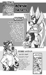 anthro bat breast_grab breasts clothed clothing comic daigaijin dialogue english_text equid equine fangs female furryfight_chronicles group hand_on_breast haplorhine hi_res lagomorph leporid male mammal monkey monochrome muko navel primate rabbit skully_(furryfight_chronicles) teeth text topless towel towel_only wings zebra zebreastian