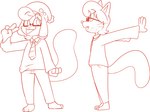 Rating: s
ID: 4482291
Date: 2023-12-19 16:45:37 -0500
Status: active
Score: 1
2018 3_toes 4_fingers absurd_res accessory anthro barefoot biped bottomwear cat_tail cheek_tuft chokovit_(artist) chullo clothed clothed_anthro clothed_male clothing digital_drawing_(artwork) digital_media_(artwork) dipstick_tail domestic_cat eyebrow_through_hair eyebrow_through_hat eyebrows eyewear facial_tuft feet felid feline felis fingers fluffy fluffy_tail front_view fur fur_tuft furgonomic_bottomwear furgonomics gesture glasses hair hand_gesture hat headgear headwear hi_res looking_aside louvel_labelle male male_anthro mammal markings monochrome necktie open_mouth oversized_clothing oversized_topwear pants pattern_clothing pattern_hat pattern_headgear pattern_headwear pattern_necktie pin_accessory pin_button pointy_ears prick_ears rectangular_glasses red_and_white shirt side_view simple_background sketch solo standing striped_clothing striped_necktie stripes sweater tabby_cat tail tail_markings teeth toes tongue topwear translucent translucent_hair tuft v_sign whiskers white_background post #4482291