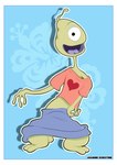 Rating: s
ID: 5448800
Date: 2025-03-22 03:57:11 -0400
Status: active
Score: 4
1_eye 2025 2_toes 2_tongues 3_fingers absurd_res alien ambiguous_gender antennae_(anatomy) artist_name blue_background border clothing disney feet fingers green_body green_skin head_markings heart_symbol hi_res humanoid jasmine_robotnik lilo_and_stitch looking_at_viewer male_(lore) markings multi_tongue occipital_markings open_mouth open_smile outline oversized_clothing plorgonarian purple_mouth purple_tongue shirt simple_background slim_male smile solo t-shirt text toes tongue topwear triped wendy_pleakley white_border post #5448800