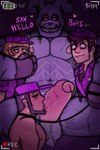 Rating: e
ID: 5356798
Date: 2025-02-07 02:13:49 -0500
Status: active
Score: 80
absurd_res camera_view english_text five_nights_at_freddy's five_nights_at_freddy's_4 front_view genitals group handwritten_text hi_res human lagomorph leporid licking male male/male mammal nightmare_bonnie_(fnaf) oral penile penis penis_lick rabbit scottgames security security_guard sex side_view text the_mist_walker tongue vignette william_afton_(fnaf) post #5356798