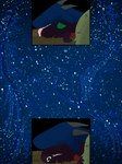 absurd_res comic dinosaur dragon dragonscape drekir dromaeosaurid female feral forl_(thepatchedragon) hi_res hiker_(thepatchedragon) male mythological_creature mythological_scalie mythology post-apocalyptic prehistoric_species ralan_(thepatchedragon) reptile scalie sky sleeping sleeping_together star starry_sky text thepatchedragon theropod tribal tribal_clothing