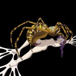 1:1 abdominal_bulge arachnid arachnophobia arthropod arthropod_abdomen arthropod_abdomen_genitalia arthropod_abdomen_penis arthropod_webbing bestiality blue_eyes bound breasts clenched_teeth duo egg egg_insertion female female_on_feral feral feralcatalyst genitals hair hi_res human human_on_feral interspecies male male/female mammal nipples ovipositor penetration penis purple_hair spider teeth trapped vaginal vaginal_penetration web_bondage zone-tan