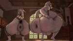 16:9 3d_(artwork) anthro anus anus_size_difference areola asriel_dreemurr_(god_form) balls big_anus big_balls big_breasts big_butt black_markings bovid breasts butt caprine ceiling crouching digital_media_(artwork) duo genitals goat grumpy gynomorph hair hi_res horn huge_anus huge_balls huge_breasts huge_butt huge_thighs hyper hyper_anus intersex intersex/male looking_at_viewer looking_back looking_down male mammal markings mother_(lore) mother_and_child_(lore) mother_and_son_(lore) nipples ok_bruh parent_(lore) parent_and_child_(lore) parent_and_son_(lore) pink_areola pink_nipples presenting puffy_anus short_hair smile smiling_at_viewer son_(lore) squat_position stained_glass stained_glass_window thick_thighs toriel undertale undertale_(series) wall_(structure) warfare_asriel warfare_machine warfare_toriel white_body wide_hips widescreen window