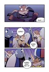 anthro bullying comic dialogue earl_(t0l0k) english_text group hi_res izzy_(t0l0k) male mammal rhinoceros sengi t0l0k text