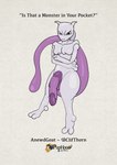 absurd_res anewdgoat angry annoyed anthro balls big_penis circumcised colored english_text flaccid generation_1_pokemon genitals hi_res legendary_pokemon male mewtwo nintendo penis pokemon pokemon_(species) solo tail text