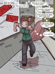 2011 3:4 anthro babystar biped clothing comic detailed_background dialogue digital_media_(artwork) english_text eyes_closed female fur gemma_polson hair hi_res mammal rodent sciurid shirt solo standing text topwear tree_squirrel