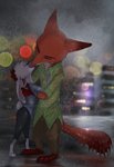 Rating: s
ID: 2288357
Date: 2020-06-09 14:15:10 -0400
Status: active
Score: 129
2020 absurd_res anthro anthro_on_anthro barefoot blurred_background bokeh bottomwear brown_body brown_fur building canid canine clothing detailed_background disney duo ears_down eyes_closed feet female fox fur grey_body grey_fur hi_res judy_hopps kissing lagomorph leporid light lighting male mammal nick_wilde orange_body orange_fur outside pants pivoted_ears rabbit raining red_fox relaxablefur shirt standing topwear true_fox wet wet_body wet_clothing wet_fur zootopia post #2288357