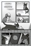 2014 2:3 adobe_photoshop_(artwork) ambiguous_gender annoyed avian bird bloodshot_eyes canid canine canis cel_shading claws comic corvid corvus_(genus) crow digital_drawing_(artwork) digital_media_(artwork) digitigrade diogee_(serenity) domestic_cat domestic_dog duo english_text felid feline felis female_(lore) fence feral flashback fur greyscale hi_res jasper_(serenity) looking_back male_(lore) mammal monochrome narrowed_eyes on_fence one_eye_closed oriental_shorthair oscine passerine paws pupils raised_tail sad scared sebdoggo serenity_(comic) shaded shih_tzu shuddering slit_pupils snout speech_bubble tail text thought_bubble toy_dog walking