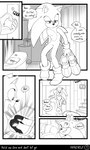 3:5 5_fingers absurd_res anthro blush clothing comic dialogue english_text eulipotyphlan fingers footwear gloves handwear hedgehog hi_res key krazyelf male mammal monochrome open_mouth open_smile removing_shoes sega shoes smile socks solo sonic_the_hedgehog sonic_the_hedgehog_(series) sound_effects stairs standing text umbrella