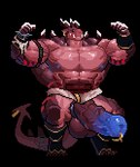 abs alpha_channel anthro balls barazoku big_balls big_muscles big_pecs big_penis digital_media_(artwork) dragon erection flexing flexing_bicep flexing_biceps flexing_both_biceps flexing_muscles genital_piercing genitals hi_res huge_balls huge_muscles huge_pecs huge_penis huge_thighs long_tail male manly multicolored_penis muscular muscular_anthro muscular_arms muscular_legs muscular_male muscular_thighs mythological_creature mythological_scalie mythology nude nyrex pecs penis penis_piercing piercing pixel_(artwork) prince_albert_piercing red_body reed_sp_626 scalie solo spiked_tail spikes spikes_(anatomy) tail thick_arms thick_penis thick_tail thick_thighs two_tone_penis wide_chest