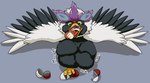 Rating: q
ID: 5453723
Date: 2025-03-24 14:06:11 -0400
Status: active
Score: 5
abdominal_bulge anthro anthro_prey avian biped blitzstoat_(gyro) blue_eyes countershading feral feral_pred generation_8_pokemon gyrotech hi_res hisuian_braviary hisuian_form male male_prey mammal markings multiple_prey mustelid musteline nintendo oral_vore paws pokeball pokemon pokemon_(species) purple_body red_markings regional_form_(pokemon) stoat tan_body tongue tongue_coiling tongue_out true_musteline vore weasel post #5453723
