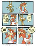 absurd_res anthro asking asking_another breasts canid canine clothed clothing comic dialogue diaper diaper_only diaper_use digital_media_(artwork) dotted_line duo english_text featureless_breasts feces female filth fox fur gaze_indicator hair hi_res hodgepodgedl lagomorph leporid male male/female mammal matt_rat meme messy_diaper messyszop noticing nude open_mouth pooping question rabbit scatplay seductive simple_background smelly smile soiled_diaper soiling soiling_diaper speech_bubble tag_question talking_to_another text that's_kind_of_hot third-party_edit topless unclean_diaper used_diaper wearing_diaper yes-no_question