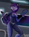Rating: s
ID: 5492973
Date: 2025-04-09 15:40:53 -0400
Status: active
Score: 4
anthro belt black_stripes blaster_pistol blue_clothing breasts cleavage clothed clothing cosmic_background cosplay crystal_the_tiger electronics felid female flight_suit fur gem gun hair head_jewelry hi_res jewelry krystal_(star_fox) mammal monitor motion_lines nintendo pantherine pipe purple_body purple_fur purple_hair ranged_weapon running scoutthecat02 silver_(metal) silver_jewelry smile solo space space_background spacecraft star_fox stripes tiger vehicle vent weapon white_body white_fur yellow_eyes post #5492973