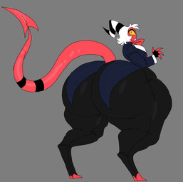 Rating: q
ID: 5712696
Date: 2025-07-16 13:52:49 -0400
Status: active
Score: 22
2024 big_butt black_bottomwear black_clothing black_gloves black_handwear black_pants black_stripes blue_clothing blue_suit bottomwear bow_tie butt clothing fingerless_gloves gloves grey_background hair handwear heavensthroat hellaverse helluva_boss horn huge_butt huge_thighs hyper hyper_butt hyper_thighs imp looking_back male moxxie_(helluva_boss) not_furry pants rear_view red_body red_bow_tie red_skin simple_background solo spade_tail striped_horn stripes suit tail thick_thighs white_hair yellow_eyes post #5712696
