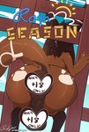 4_ears absurd_res anthro anus balls big_anus big_balls big_butt brown_anus brown_balls brown_body brown_ears brown_fur brown_penis brown_tail butt butt_markings censored censored_anus censored_balls censored_genitalia chal claws comic cover cover_art cover_page dark_ears dark_hair digital_media_(artwork) ear_markings english_text facial_markings femboy fence fur genitals hair head_markings hi_res huge_butt ineffective_censorship leg_markings male markings multi_ear multicolored_ears multicolored_hair nude pawpads penis puffy_anus raljoy signature simple_background socks_(marking) solo tail text tojol two_tone_ears two_tone_hair two_tone_tail white_ears white_markings white_tail