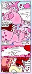 anal anal_penetration anthro big_breasts big_butt big_penis bodily_fluids breast_milking breasts butt chaos_elfilis chinchillid comic dialogue duo english_text female genitals hair heart_symbol hi_res kirby kirby_(series) kirby_and_the_forgotten_land lactating lewdchuu_(artist) male male/female mammal nintendo p.k-98 penetration penis pink_body pink_hair rodent sex starling_(kirby) text white_body