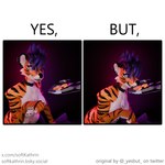 Rating: q
ID: 5367258
Date: 2025-02-11 21:48:31 -0500
Status: active
Score: 66
1:1 3d_(artwork) absurd_res alber ambiguous_gender anthro armwear bite blender_(artwork) blender_cycles breasts choker claws clothing collar digital_media_(artwork) duo ear_piercing ear_ring english_text facial_piercing facial_tuft fangs felid female fishnet_armwear fishnet_clothing fur furgonomics furry-specific_piercing hair helia_(softkathrin) hi_res hyenid_(species) jewelry kat_(softkathrin) latex latex_armwear latex_clothing legwear makeup mammal markings meme muzzle_piercing necklace nipple_piercing nipples nose_piercing nose_ring pantherine paw_pose piercing pillow pose purple_eyes ring_piercing sabertooth_(anatomy) septum_piercing septum_ring sequence simple_background snack softkathrin striped_body striped_markings striped_tail stripes tail tail_markings teeth text tiger tuft url watermark post #5367258