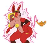 Rating: e
ID: 3638412
Date: 2022-10-20 05:23:21 -0400
Status: active
Score: 22
anthro big_breasts breasts brown_body brown_fur butt chest_tuft colored_nails confusion ear_piercing eye_patch eyelashes eyewear female fur genitals hair hi_res lagomorph leporid magic magic_lamp mammal multicolored_body multicolored_fur nails navel nipples nondelismell nude orange_sclera piercing ponytail rabbit red_body red_fur scut_tail short_tail solo tail tuft vevra_(la_ninya) vulva yellow_nails yellow_nipples post #3638412