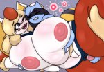 4_arms 4_eyes beedrill big_breasts big_ears bodily_fluids breasts cum cum_in_pussy cum_inside duo female generation_1_pokemon generation_4_pokemon generation_8_pokemon genital_fluids hi_res huge_breasts hybrid hybrid_pokemon impregnation lopunny male male/female multi_arm multi_eye multi_limb multiple_ova nintendo nipples non-mammal_nipples ovum penetration penile penile_penetration penis_in_pussy pokemon pokemon_(species) riolu scorbunny size_difference smaller_male smile tubfy vaginal vaginal_penetration