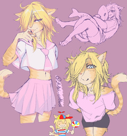Rating: s
ID: 5669358
Date: 2025-06-26 16:48:22 -0400
Status: active
Score: 14
:3 anthro belly blahaj blonde_hair blue_eyes bottomwear claws clothing domestic_cat felid feline felis femboy fur group hair hug ikea male mammal orange_body orange_fur skirt smug_face solo tongue tongue_out yutsi_catboi post #5669358