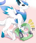 absurd_res bestiality big_breasts bodily_fluids breasts canid canine clothed clothing doggystyle duo fakemon fakeveelution female female_penetrated feral feral_penetrating feral_penetrating_humanoid from_behind_position fur gardevoir gardine_the_gardevoir generation_3_pokemon hi_res humanoid humanoid_on_feral humanoid_penetrated interspecies male male/female male_penetrating male_penetrating_female mammal nintendo nude penetration pokemon pokemon_(species) scaleon sex slasheramaya vaginal