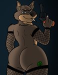 Rating: q
ID: 2779690
Date: 2021-06-10 18:29:49 -0400
Status: active
Score: 15
anthro big_butt blacksad butt canid canine canis cigarette cigarette_in_mouth clothed clothing crossdressing curvy_figure desmond_o'leary fishnet_clothing fishnet_legwear gun handgun hi_res legwear looking_at_viewer male mammal nude object_in_mouth ranged_weapon revolver solo tbfm weapon wolf post #2779690