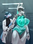 Rating: e
ID: 5351055
Date: 2025-02-04 10:10:03 -0500
Status: active
Score: 25
amphlar anthro big_breasts breasts canid canine dragon duo female genitals hi_res laboratory machine mammal metallic_body mythological_creature mythological_scalie mythology nipples pussy robot robot_anthro scalie scientist screen_eyes thick_thighs translucent translucent_body post #5351055