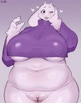 Rating: e
ID: 5602182
Date: 2025-05-27 11:56:42 -0400
Status: active
Score: 96
anthro belly big_breasts boss_monster_(undertale) bottomless bottomless_anthro bottomless_female bovid breasts caprine censored censored_genitalia censored_pussy clothed clothing crop_top female front_view fur genitals goat hi_res huge_breasts mammal mature_female navel overweight overweight_anthro overweight_female pussy shirt smile solo standing sususuigi thick_thighs topwear toriel under_boob undertale_(series) voluptuous_anthro voluptuous_female white_body white_fur post #5602182